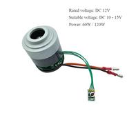 Moteur Sans Balais DC 12 V 120 W Avec Pilote, Moteur BLDC 45 Mm, Turbine Métallique Haute Puissance À Aspiration Puissante De 7,4 V 80 W For Aspirateur(DC 12V 120W)
