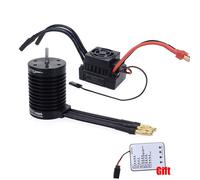 Moteur Sans Balais Et Capteur Étanche F540 V2 3300kv 4370kv, Esc 60a + Carte De Programme Pour Camion Monster Buggy Rc 1/10