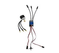 Moteur sans balais et kit de mise à niveau ESC pour véhicules à distance - Augmenter la puissance et le contrôle de la dissipation de la chaleur du véhicule à distance - Amélioration du courant