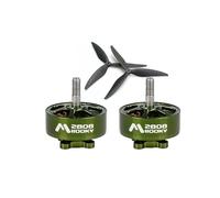 Moteur Sans Balais M2808 1100KV, for Plates-formes De Vol À Longue Portée 7 8 Pouces, Alignement La Propulsion, 1/2/4 Pièces(2 Motor-1Pair blade)