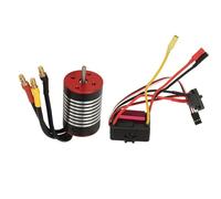 Moteur sans balais RC 2430 en alliage d'aluminium, étanche, ESC 35A, 4 pôles, haute Torsion, pour voiture RC 1/16 1/18 (3200KV)