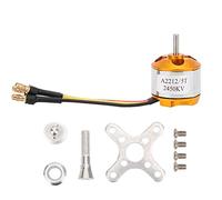 Moteur sans balais RC, pièce de rechange de moteur sans balais Outrunner pour avion de drone quadricoptère RC(2450KV)