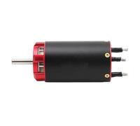 Moteur sans brosse 2150 kV 2 pôles haute puissance RC Moteur sans capteur avec rotor anti-explosion pour 1/10 RC Conversion de bateaux en alliage d'aluminium rouge 36 mm