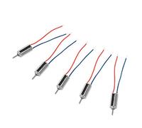 Moteur sans noyau, 5pcs CC 4.5V 0.12A 0.12W 32250RPM Micro moteur sans noyau 4mmx8mm pour modèle de jouet, modèle d'avion, jouets électroniques