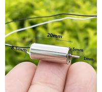 Moteur Sans Noyau 8520 8.5mm, 2 Pièces, Aimant Puissant Mini Cc 3.7v 52000 Tr/Min, Moteur Ultra-Haute Vitesse Cw Ccw, Arbre De Sortie 1mm Pour Drone-Générique