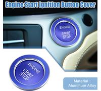 Moteur Start Stop Bouton Couverture Décalcomanie Autocollant pour Mercedes-Benz Blue
