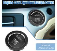 Moteur Start Stop Bouton Couverture Décalcomanie Autocollant pour Mercedes-Benz Noir
