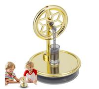 Moteur Stirling basse température - Conception miniature, installation facile, mécanisme clair, base stable, utilisation pratique | Enseigner les principes des moteurs thermiques soutenant l'enseignem