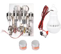 Moteur Stirling, moteur à LED simple et pratique pour les démonstrations des enseignants Accessoires pour l'apprentissage physique/mécanique