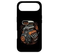 Moteur Supercharger V8 Muscle Car Cool Racing Motor Art Coque pour iPhone Air