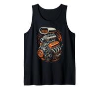 Moteur Supercharger V8 Muscle Car Cool Racing Motor Art Débardeur