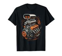Moteur Supercharger V8 Muscle Car Cool Racing Motor Art T-Shirt