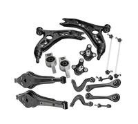 Moteur Supports Biellette Support Pour VW Pour Passat CC 2011 - 2013 2014 Pour Tiguan 2009 - 2014 2015 2016 1K0505223K 16PCS Rotule Suspension Avant Arrière Bras Suspension Inférieur montage