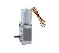 Moteur synchrone 12V 24V DC, engrenage à vis sans fin, moteur sans balais, vitesse réglable, CW CCW, autobloquant, moteur électrique JGY-2430 à couple élevé(12v Only Motor,92RPM)