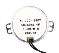 Moteur synchrone 1Pc 220-240V AC Motoréducteur 4W CW/CCW Boîte de vitesses de plaque tournante(#3)