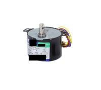 Moteur synchrone 50pcs moteur synchrone à aimant Permanent AC220V/110V moteur à engrenages métalliques avant et arrière(1RPM,Short Shaft)