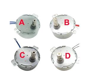 Moteur synchrone à aimant permanent 0,9 à 70 tr/min CA 5 V à 240 V CW CCW Quatre types d'arbres for moteur de ventilateur de cuisinière à induction(8rpm or 10rpm)