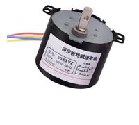 Moteur synchrone à aimant permanent 50KTYZ 6W AC 220V 110V Réducteur de vitesse 1-110rpm CW CCW Moteur électrique for visualiseur(220V 5rpm)