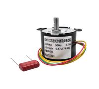 Moteur synchrone à aimant permanent 50KTYZ AC 110 V/120 V/127 V, réducteur de vitesse 6 W, inversion positive et négative contrôlable(110VAC-5rpm)