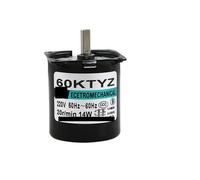 Moteur synchrone AC 60KTYZ, arbre de sortie excentrique, 220V, 14W, engrenage à aimant Permanent, moteur avant et arrière(220V20rpm)
