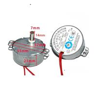 Moteur synchrone, Compatible avec Midea, plateau tournant électrique for four à micro-ondes 14mm TYJ50-8A7 220-240V 50Hz 4W, pièces de souffleur d'air