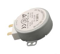 Moteur synchrone de rechange pour plateau tournant à micro-ondes AC 220 V à 240 V 5-6 tr/min 4 W Puissance silencieuse Construction en métal Installation simple Compatible avec différents modèles de