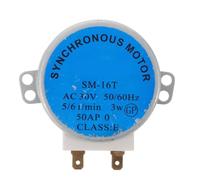 Moteur Synchrone pour Four Micro-ondes Ac30v, Plateau Tournant | Pièce de Rechange Cuisine, Métal et Plastique, Taille 6,40x5,20x3,20cm, Argenté