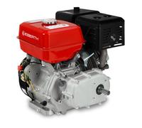 EBERTH Moteur thermique à essence 15 CV / 11,03 kW, Moteur de kart avec embrayage à bain d'huile, arbre de 22 mm Ø, sécurité contre manque d'huile, 4 temps, 1 cylindre, 420 cc³, démarrage câble