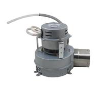 Moteur ventilateur centrifuge 220v avec clapet anti retour air moteur extracteur radial poele granulés four chaudiere