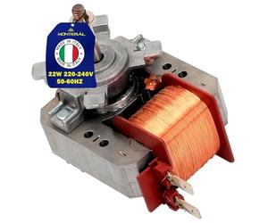 Moteur Ventilateur D'air Chaud pour Four 22W 220-240V 50-60Hz avec le Code Original 996530068049 3304920204 3370673091 3370673125 pour Zanussi - FABRIQUÉ EN ITALIE - Garantie de 10 Ans - MONTERAL