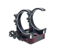 Moteur Ventilateur de Refroidissement Rapide 40x40mm Ventilateur en Aluminium avec Support for Traxxas for ARRMA 1/7 for Hobbywing 4274 4268 for Rocket 1/8 RC Car 4082 1515(Zwart)