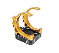 Moteur Ventilateur de Refroidissement Rapide 40x40mm Ventilateur en Aluminium avec Support for Traxxas for ARRMA 1/7 for Hobbywing 4274 4268 for Rocket 1/8 RC Car 4082 1515(Golden)