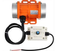 Moteur vibrant pour épandeur de sel et de sable et malaxeur à béton, 4000 tr/min, 60 W, 12 V CC, boîtier en alliage d'aluminium