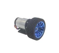 Moteurs à engrenages de 37 mm de diamètre 6 V 12 V 24 V CC avec encodeur et kit de roue for moteur à engrenages DIY JGB37-520(6V 38RPM)