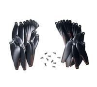 Moteurs à Moteur sans balais hélice Compatible avec Le Ventilateur de Feuille d'érable LSRC S1S RC Drone Compatible avec pièces quadcoptères(40pcs Blades)