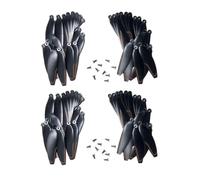 Moteurs à Moteur sans balais hélice Compatible avec Le Ventilateur de Feuille d'érable LSRC S1S RC Drone Compatible avec pièces quadcoptères(80pcs Blades)