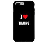 Moteurs à Vapeur I Love Trains Model Toy Railroad Railways Coque pour iPhone 7 Plus/8 Plus
