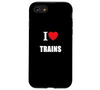 Moteurs à Vapeur I Love Trains Model Toy Railroad Railways Coque pour iPhone SE (2020) / 7/8