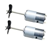 Moteurs de propulsion de bateaux 60 mm - Hélices avant et arrière - Fonctionnement 12 V - 8500 - Haute vitesse - Faible consommation d'énergie - Moteur métallique de courant 0,6 0,8 A