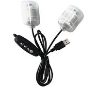 Moteurs vibrants, moteur vibratoire réglable à trois vitesses USB, 5V 1 à 2 oreiller de massage