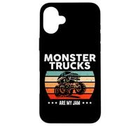 Moteurs Vintage Monster Truck are My Jam Retro Sunset Cool Coque pour iPhone 16 Plus
