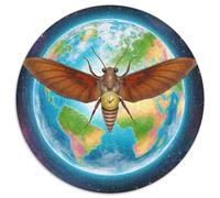 Moth Atlas 1000 Pièces Casse-tête Fantastique Magique Puzzle Circulaire pour Adultes Et Enfants Classiques Cadeau Qualité Supérieure 1000pcs (67.5x67.5cm)
