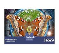 Moth Atlas 1000 Pièces Jigsaw Puzzle Fantastique Magique Famille Artistique Jeu Éduchatif Qualité Supérieure Jouets 38x26cm/1000pcs