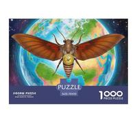 Moth Atlas 1000 Pièces Jigsaw Puzzle Fantastique Magique pour Adultes Classiques Jeu Éduchatif Qualité Supérieure Activité Créative 70x50cm/1000pcs