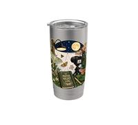 MOTH NIGHT LOG Papillons de Nuit Observation Carnet Gobelet isotherme en acier inoxydable double paroi