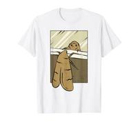 Moth Regarde Son reflet Moth Insect Entomologie Insectes T-Shirt Graphique avec Valeur, Homme, Blanc, L