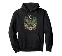 Moth Vintage Botanical Illustration Dire Sweat à Capuche