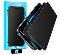 Mothca Mat Anti-Espion Protection D'écran pour iphone Air, 9H Verre Trempé Matte Privacy Screen Protector, Anti-Reflet & Anti-Trace avec Kit Automatique (2 Pièce)