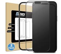 Mothca Mat Verre Trempé pour iPhone 17/16 Pro, 9H Film Protection Ecran Anti-Trace, Protecteur D'écran Anti-Reflet, 6,3 Pouces - Lot de 2