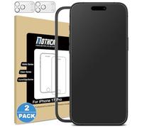 Mothca Mat Verre Trempé pour iPhone 17 Pro, 9H Film Protection Ecran D'écran + Protecteur d'Objectif de Caméra, Anti-Reflet & Anti-Trace (2+2 Pièces)